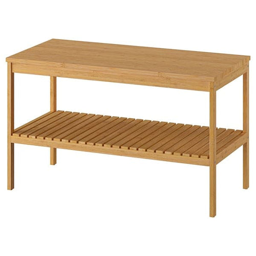 RÅGRUND - Bench, bamboo, 78x37 cm