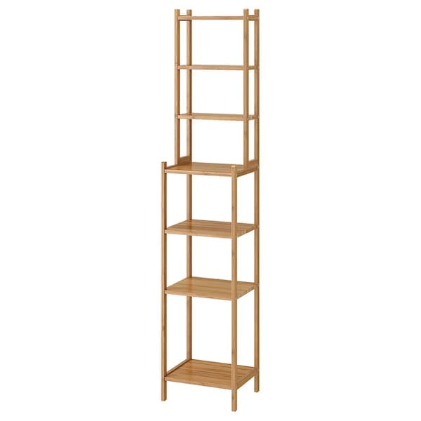 RÅGRUND - Shelving unit, bamboo, 33 cm