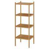 RÅGRUND shelving unit, bamboo, 37x37x104 cm