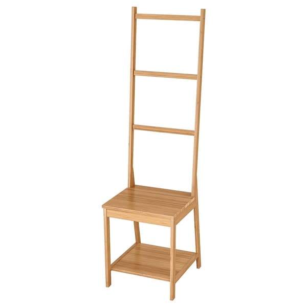 RÅGRUND - Towel rack chair, bamboo