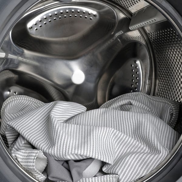 Ikea RAMNEFJÄLL - Bed frame cover, Klovsta grey/white,140x200 cm