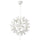 RAMSELE pendant lamp, flower/white, 43 cm