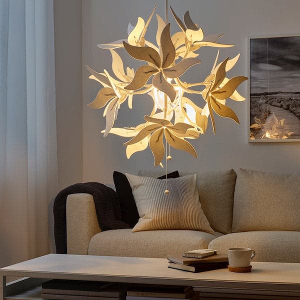 RAMSELE - Pendant lamp, flower/white - Premium Lamps from Ikea - Just €103.99! Shop now at Maltashopper.com