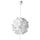 RAMSELE pendant lamp, geometric/white, 43 cm