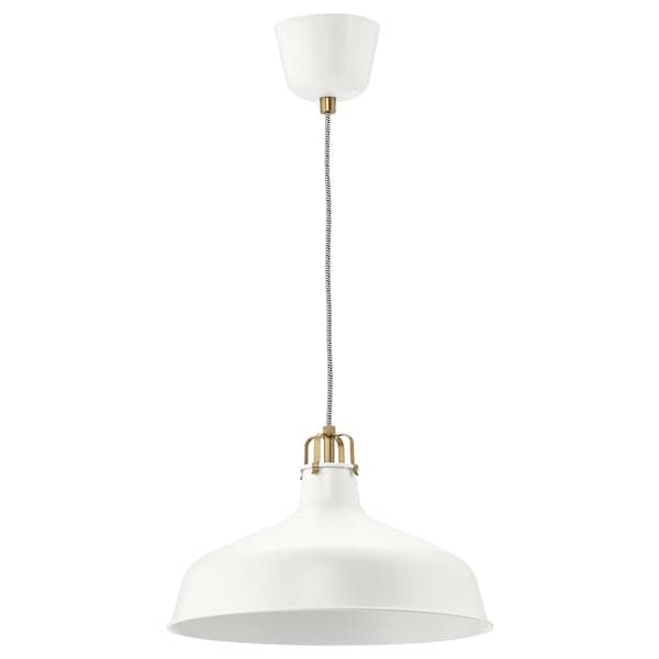 RANARP - Pendant lamp, off-white, 38 cm