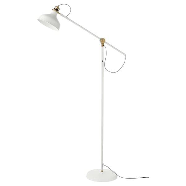 RANARP Floor lamp/reading - dirty white ,