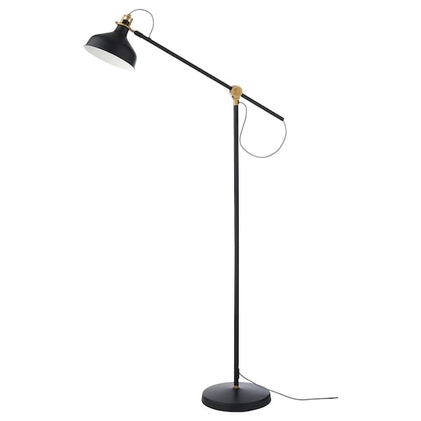 RANARP Floor lamp/reading - black