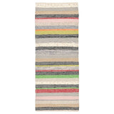 RANGSTRUP rug, flatwoven, handmade/cotton assorted colours, 70x180 cm