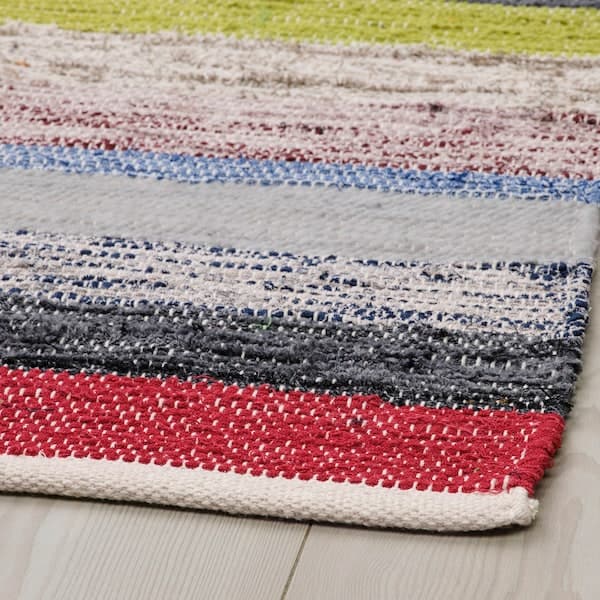 Ikea RANGSTRUP Carpet, flat texture - handmade/cotton various colors 70x180 cm