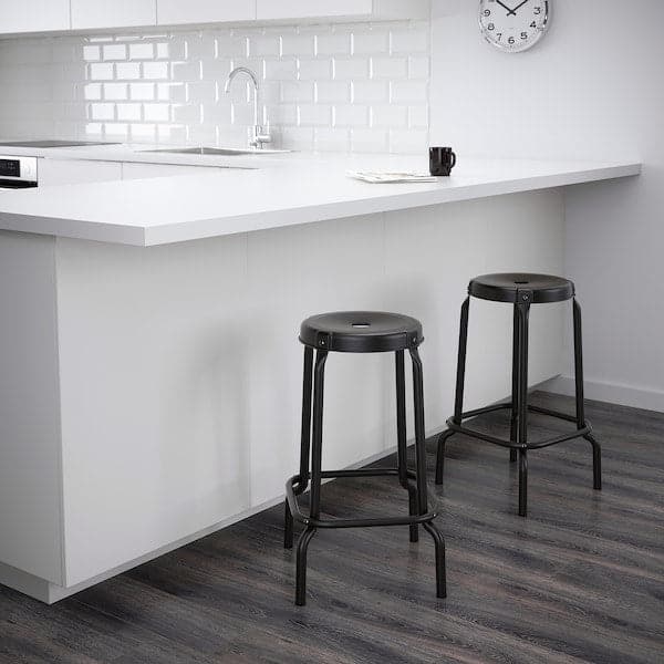 RÅSKOG Bar stool - black 63 cm , 63 cm - best price from Maltashopper.com 30352246