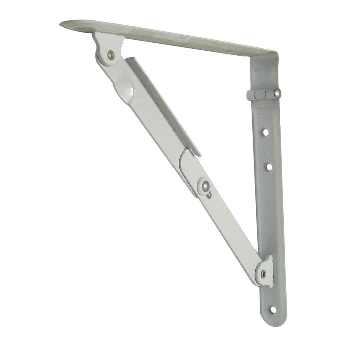 TILTING RAIL SUPPORT W40xH40CM LOAD CAPACITY 40KG WHITE METAL