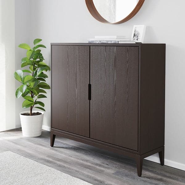 REGISSÖR - Cabinet, brown, 118x110 cm - best price from Maltashopper.com 60342072