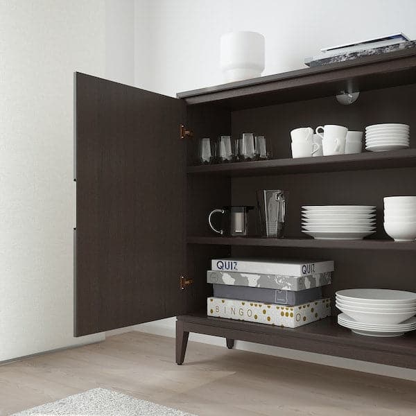 REGISSÖR - Cabinet, brown, 118x110 cm - best price from Maltashopper.com 60342072