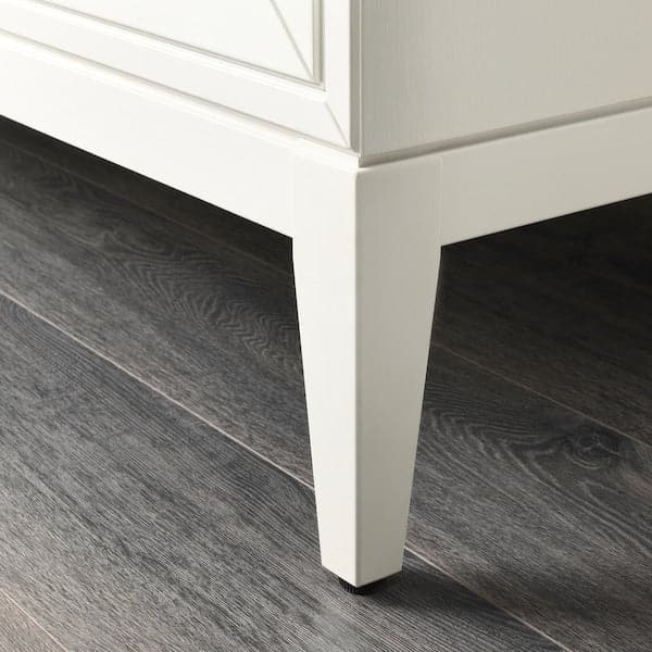 REGISSÖR - Glass-door cabinet, white