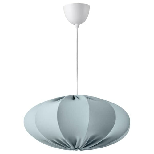 REGNSKUR / HEMMA - Pendant lamp, turquoise/white, 52 cm