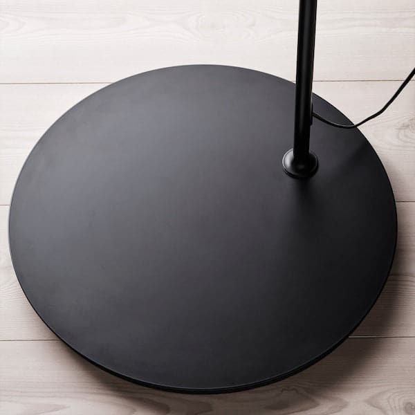 REGNSKUR / SKAFTET - Floor lamp, arched, turquoise/black , - best price from Maltashopper.com 79527773