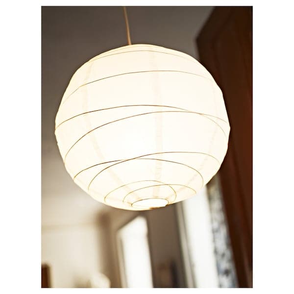REGOLIT - Pendant lamp shade, white/handmade, 45 cm - best price from Maltashopper.com 70103410