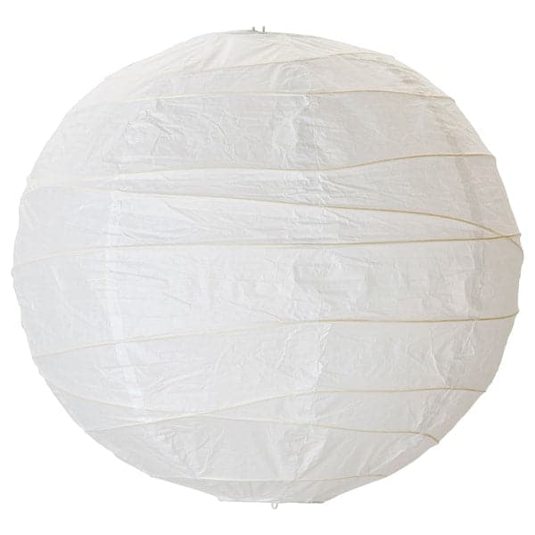 Ikea REGOLIT - Pendant lamp shade, white/handmade, 45 cm