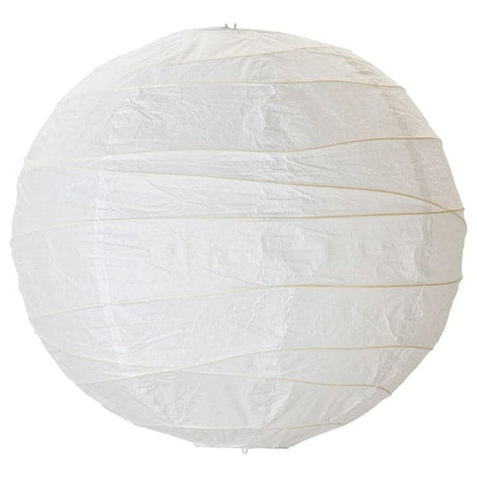 Ikea REGOLIT - Pendant lamp shade, white/handmade, 45 cm