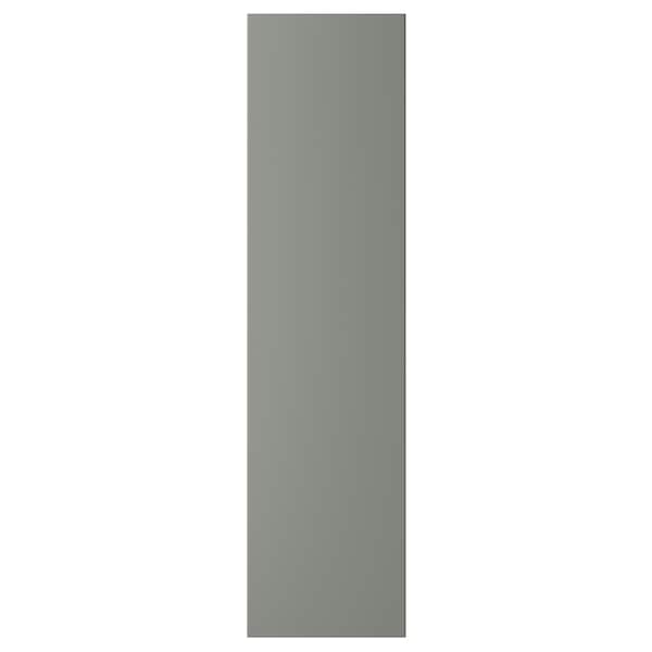 REINSVOLL Door with hinges - gray-green 50x195 cm , 50x195 cm - best price from Maltashopper.com 79239777