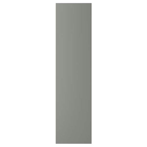 REINSVOLL Door with hinges - gray-green 50x195 cm , 50x195 cm