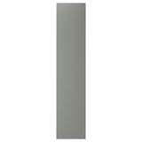 REINSVOLL door with hinges, grey-green, 50x229 cm
