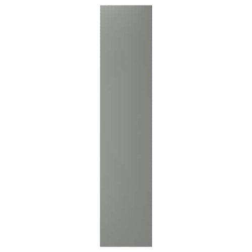 REINSVOLL Door with hinges - gray-green 50x229 cm , 50x229 cm