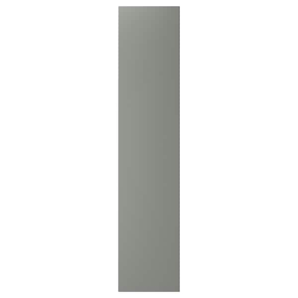 REINSVOLL Door with hinges - gray-green 50x229 cm , 50x229 cm