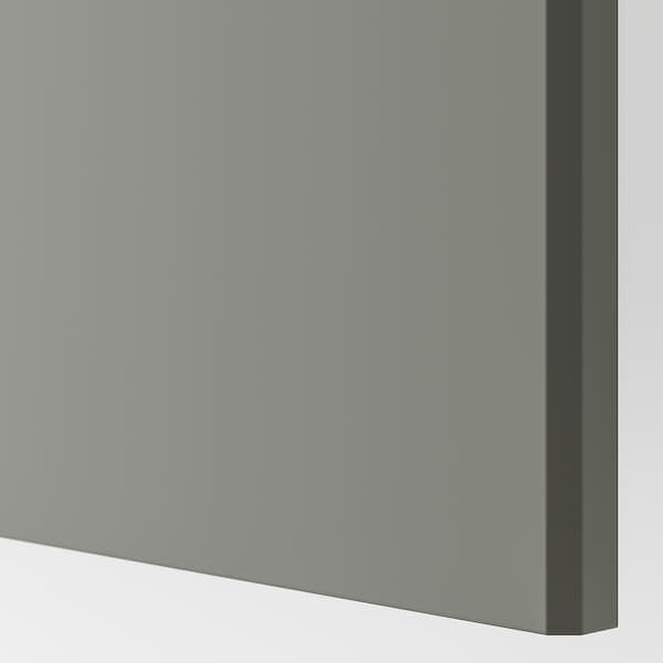 REINSVOLL Door with hinges - gray-green 50x229 cm , 50x229 cm - best price from Maltashopper.com 39239779