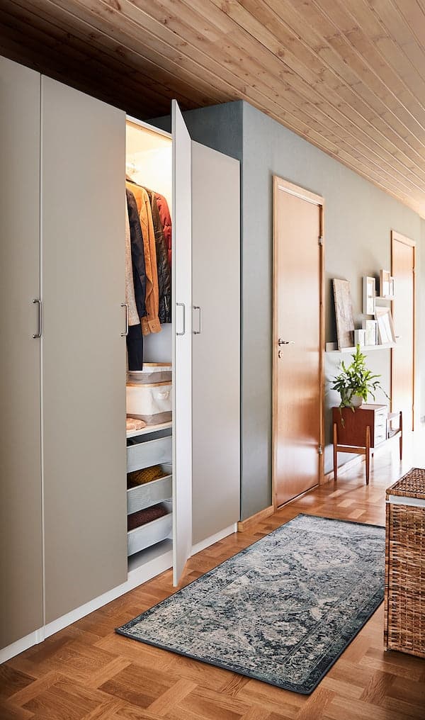 REINSVOLL - Door, grey-beige, 50x195 cm - best price from Maltashopper.com 00473141
