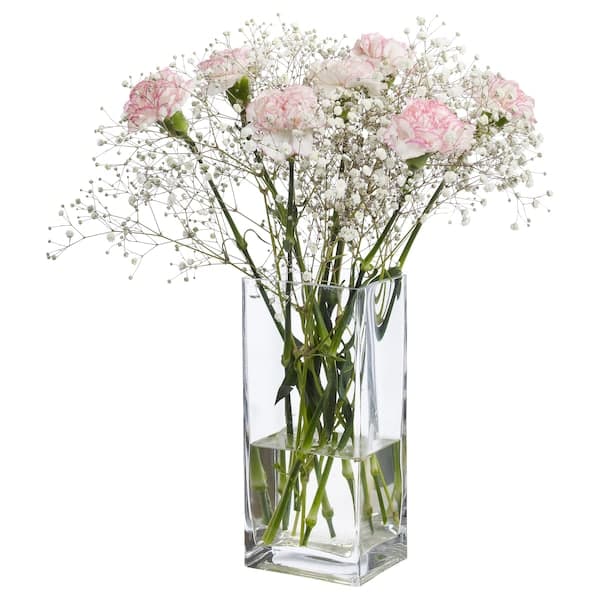 REKTANGEL Vase - transparent glass 22 cm - best price from Maltashopper.com 30484586