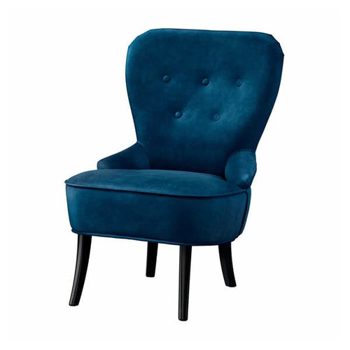 REMSTA - Armchair, Djuparp green-blue ,