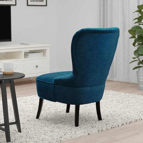Ikea REMSTA - Armchair, Djuparp green-blue ,