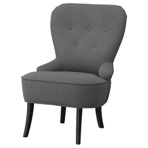 Ikea REMSTA - Armchair, Hakebo dark grey ,