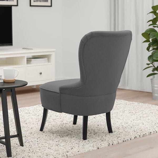Ikea REMSTA - Armchair, Hakebo dark grey ,