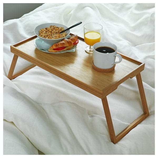RESGODS - Bed tray, bamboo - best price from Maltashopper.com 30444468