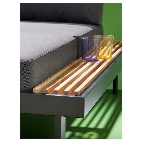 Ikea REVSKÄR - Outdoor furniture set, 3-seater, anthracite
