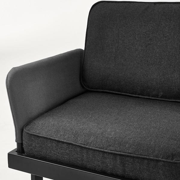 Ikea REVSKÄR - Furniture set, 3 places, outdoor anthracite/Järpön/Duvholmen anthracite
