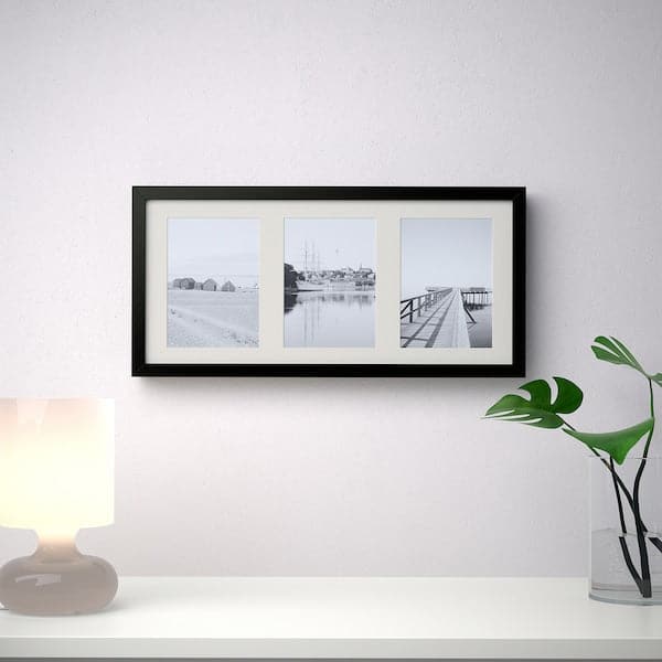 RIBBA - Frame, black, 50x23 cm - best price from Maltashopper.com 60378462