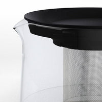 RIKLIG - Teapot, glass, 0.6 l - best price from Maltashopper.com 40297848