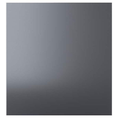RIKSVIKEN - Door, brushed dark pewter effect, 60x64 cm