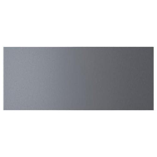 RIKSVIKEN - Drawer front, brushed dark pewter effect, 60x26 cm