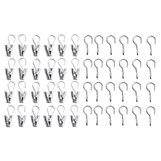 Ikea RIKTIG - Curtain hook with clip, 24 pack