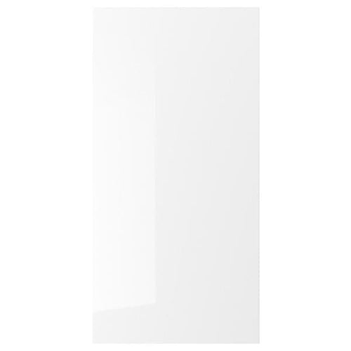 RINGHULT - Door, high-gloss white, 60x120 cm