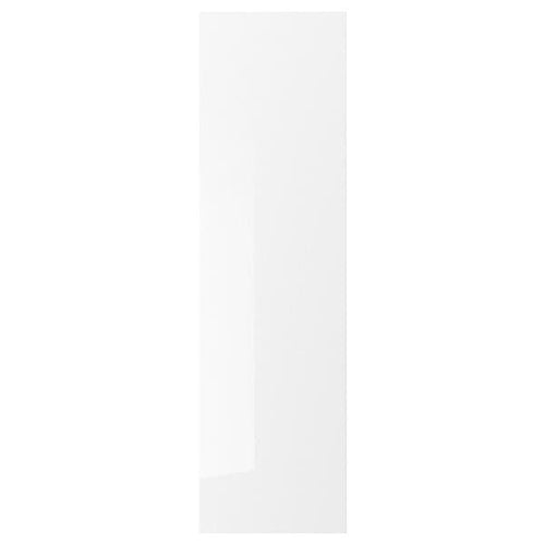 RINGHULT - Door, high-gloss white, 40x140 cm