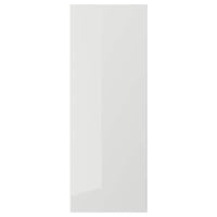 RINGHULT door, high-gloss light grey, 30x80 cm
