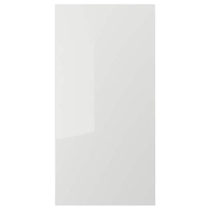 RINGHULT - Door, high-gloss light grey, 60x120 cm - best price from Maltashopper.com 00327140