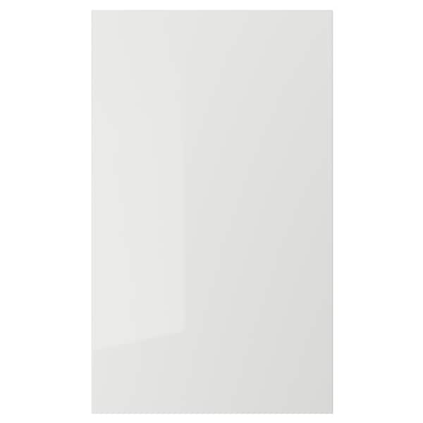 RINGHULT - Door, high-gloss light grey, 60x100 cm - best price from Maltashopper.com 20327139