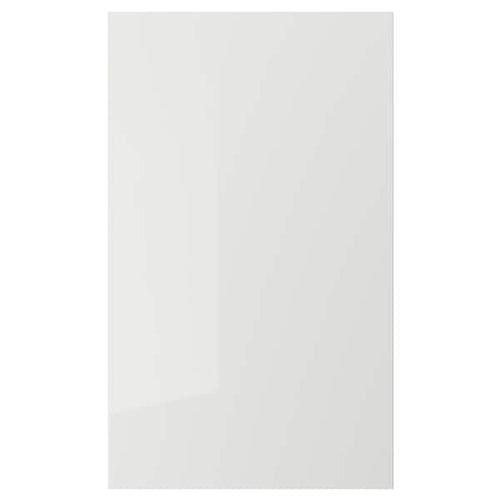 RINGHULT - Door, high-gloss light grey, 60x100 cm