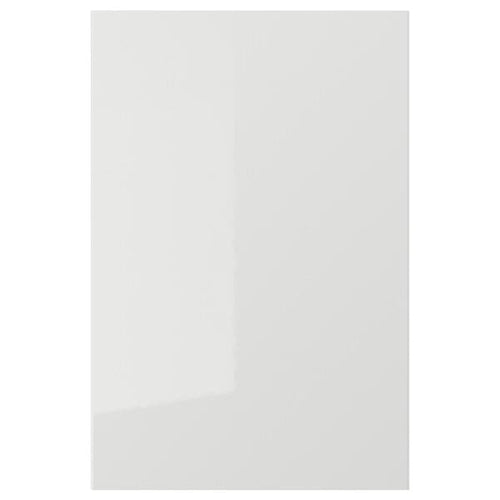 RINGHULT - Door, high-gloss light grey, 40x60 cm